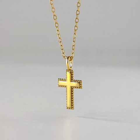 Sterling Silver Dainty Cross Necklace