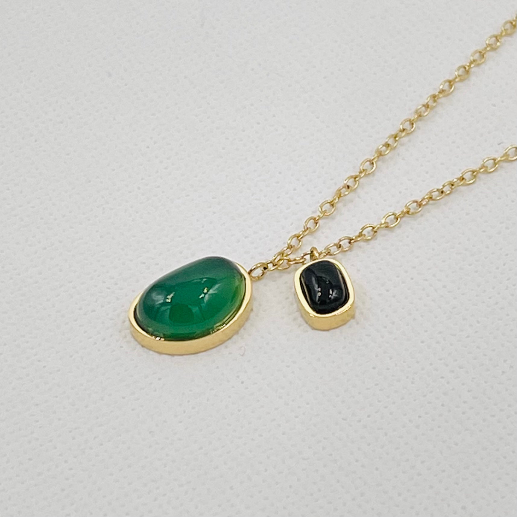 Jade and Black Onyx Necklace