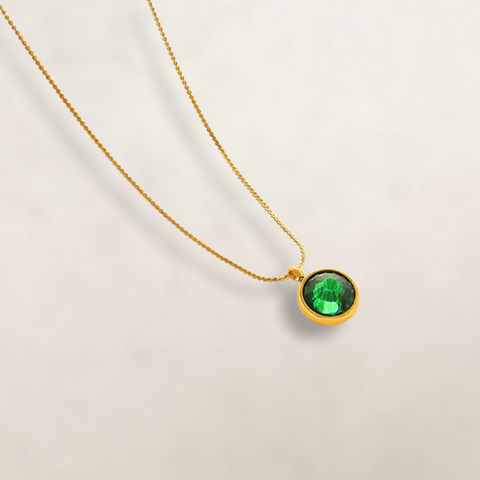 Green Cat Eye Necklace