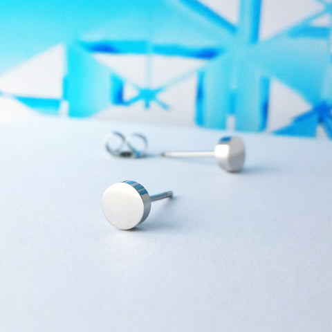 Stainless Steel Circle Studs