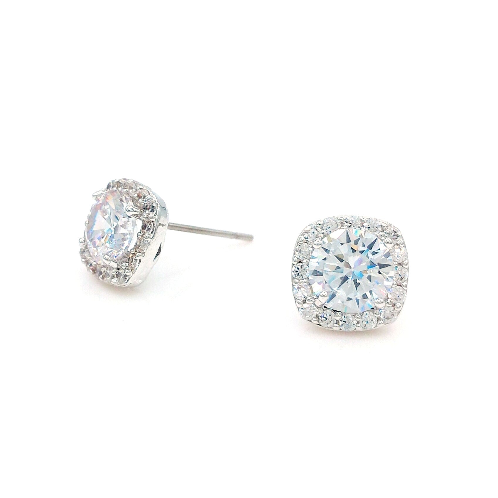 Crystal Classic Square Studs